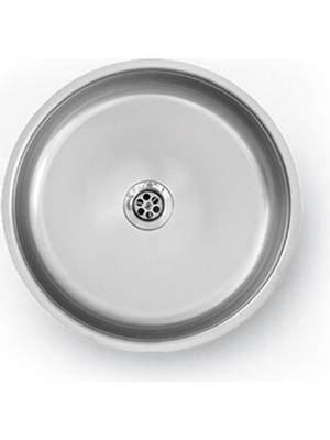 Sinkon D38 Tezgah Altı Yuvarlak Evye 38 cm