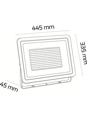 Goya GY6022-250 LED Projektör 250 W Antrasit