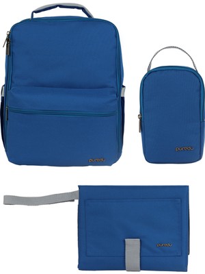 Puredu Bebek Bakım Çanta Seti - Alt Açma ve Termal Çanta 3lü Set