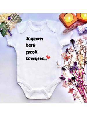 İrembaby Unisex Bebek Baskılı %100 Pamuklu Çıtçıtlı Body Zıbın