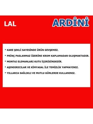 Ardini Lal Kağıtlık Krom