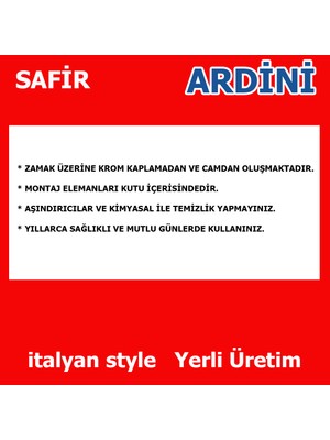 Ardini Safir Diş Fırçalık Krom