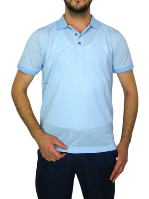 Naykı Erkek Polo Yaka Jakarlı T-Sıhırt 2063 BGL-ST00533