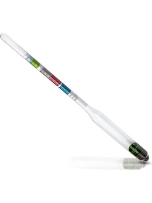 Hidrometre 0.980 - 1.1160 Alkolmetre Bira Brix Alkol Oranı Ölçer Ölçüm thr275