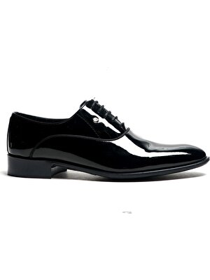 Pierre Cardin Siyah Rugan Erkek Klasik Ayakkabı 7017
