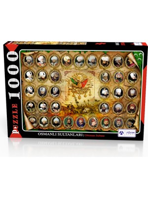 Adam Games Osmanlı Sultanları 1000 Parça Puzzle Yapboz