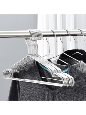 Vip Home Concept Metal Elbise Askısı 60 Adet Kıyafet Askısı Pantolon Askısı Tel Askı