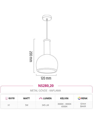 Nevo Dekoratif Sarkıt NS280,20