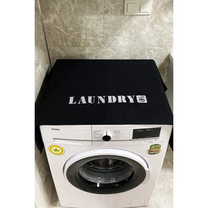 Laundry Nakış Işlemeli Çamaşır Makina Örtüsü 62X100 cm
