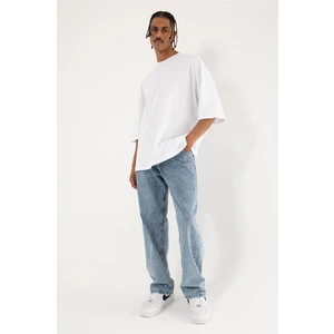 Machinist Clothing Baggy Relaxed Jean Asit A Mavi Pantolon