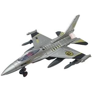 Osman Kızılkaya Sesli Işıklı Metal F16 - Savaş Uçağı 22 cm - HW777-16-GRI