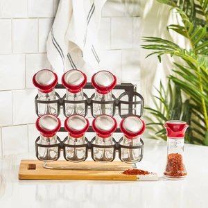 Nori 9 Parça Baharat Takımı Red