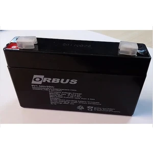 6V 1.3 Ah 98*25*52 mm Kuru Akü Marka : Orbus-Mustang-Deeppower-Wa