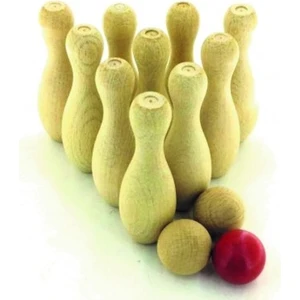 Soylu Ahşap Bowling Oyunu