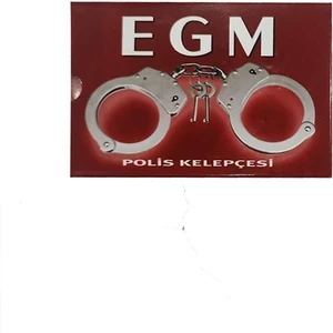 Asker Vadisi Egm Zincirli Asker ve Polis Kelepçesi Paslanmaz Çelik