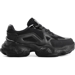 ZEF Kadın Sneaker Koşu & Yürüyüş Ayakkabısı Siyah / Siyah