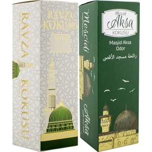 Medine Ravza ve Mescidi Aksa Kokusu Sprey 400 Ml. Beyaz