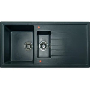 Antrasit 1,5 Göz Granit Eviye 50 X 100 Cm Vx-002