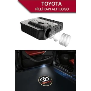 Toyota Kapı Altı Logo Lamba Pilli Sensörlü Kolay Montaj