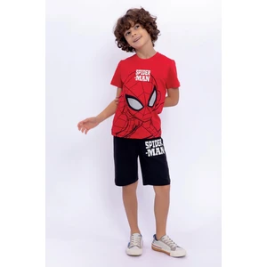 Spider-Man 4666C Erkek Çocuk Bermuda Pijama Takım