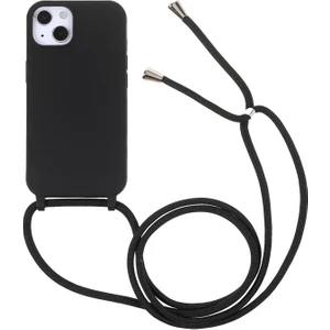 Apple iPhone 13 Için Ayarlanabilir Ipli Çizilmez Tpu Telefon Kılıfı - Siyah (Yurt Dışından)