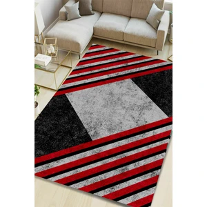 Woolly Halı Kırmızı Karışık Desenli Halı  - WL1257