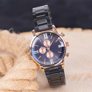 Yeni Model Roma Rakamlı Rose Renk Çelik Kasa Kadın Kol Saati ST-304011