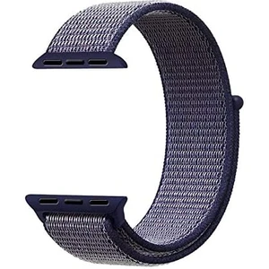 Apple Watch Seri 2,3,4,5,6,se,7  Uyumlu  38/40/41 mm Spor Loop Kumaş Hasır Kordon