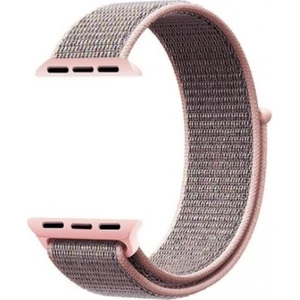 Apple Watch Seri 2,3,4,5,6,se,7  Uyumlu  38/40/41 mm Spor Loop Kumaş Hasır Kordon