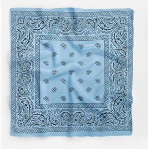 New Obsessions Şal Desenli Kare Koton Bandana Fular
