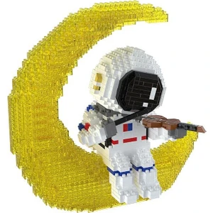 Love Home Parçalı Setler Işıklı Kemancı Astronot Eğitici Oyuncaklar 1485 Parça (Yurt Dışından)