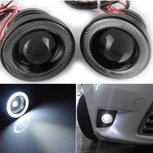 Beyaz Angel Ledli Mercekli Power Ledli Sis Farı 76 mm  2 Adet
