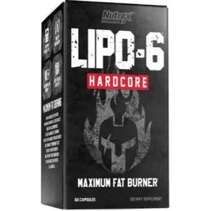 Lipo-6 Hardcore Maxımum Fat Burner 60 Capsul. USA