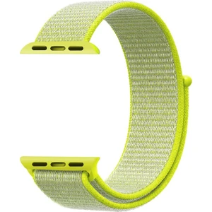 Bushco Store  Apple Watch Uyumlu Dokuma Kordon Kayış 1-2-3-4-5-6-7-Se  38MM 40MM -Neon