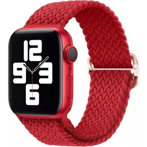 Bushco Store Apple Watch 1-2-3-4-5-6-7-Se Uyumlu Ayarlanabilir Örgü Solo Kordon 42-44-45 mm