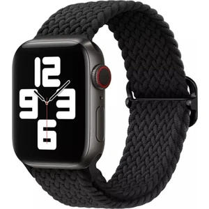 Bushco Store Apple Watch 1-2-3-4-5-6-7-Se Uyumlu Ayarlanabilir Örgü Solo Kordon 42-44-45 mm