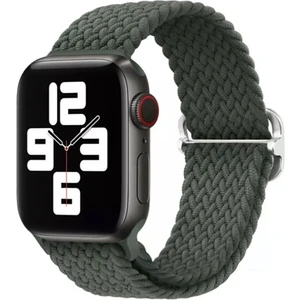 Bushco Store Apple Watch 1-2-3-4-5-6-7-Se Uyumlu Ayarlanabilir Örgü Solo Kordon 42-44-45 mm