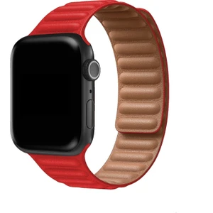 Bushco Store Apple Watch Kordon Kırmızı 42-44MM Uyumlu