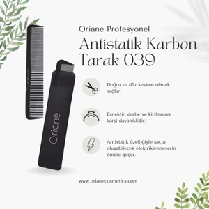 Profesyonel Antistatik Karbon Tarak 038
