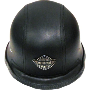 130 Deri Kaplı Miğfer Kask - S
