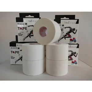 Rigid Fiksasyon Yapışkanlı Sporcu Bandajı 3.7 cm x 10 M  Sports Therapy Tape 5'li Set (Pakette 5 Adet)