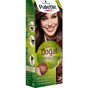 Kalıcı Doğal Renkler Saç Boyası 4-60 Açık Çikolata Kahve