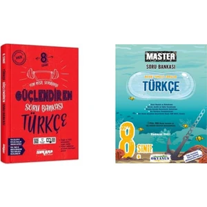 Ankara Yayıncılık 8.Sınıf  Güçlendiren Türkçe Soru Bankası+Okyanus Master Türkçe Soru Bankası