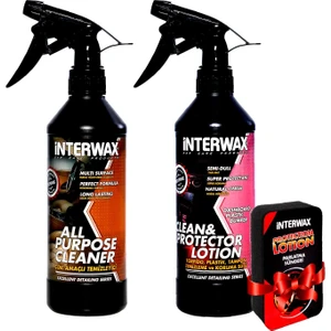 Interwax 2'li Set Döşeme Temizleme ve Torpido Temizleme Sütü 500 ml
