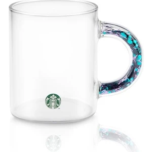 Starbucks®  Mavi Simli Kulplu Cam Kupa 355ML - 11125812