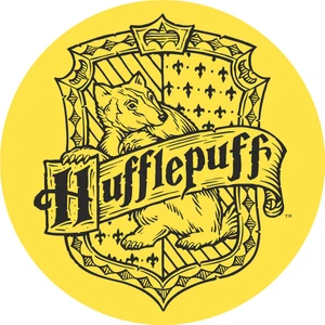 Sihir Dükkanı Hufflepuff Bardak Altlığı 11×11 cm Ahşap