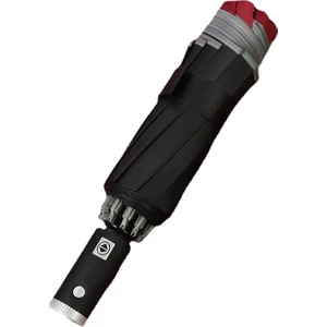 Yeni El Feneri Ters Şemsiye Otomatik Şemsiye Yansıtıcı Iş Güneşli Şemsiye Siyah Plastik Horlama Önleyici Şemsiye Güneş Şemsiyesi (Yurt Dışından)