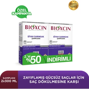 Saç Dökülmesine Karşı Siyah Sarımsaklı Şampuan İkincisi %50 İndirim