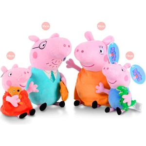 4'lü Set Peppa Pig Peluş Oyuncak Seti