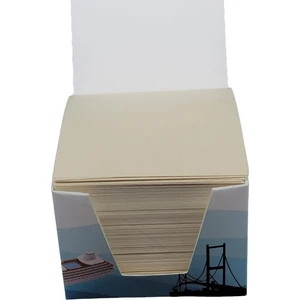 Göz Yormayan Küp Blok Not Kağıdı Dokulu